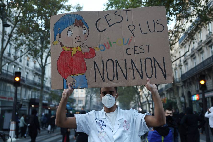 Nationwide protests in France against the cost of living