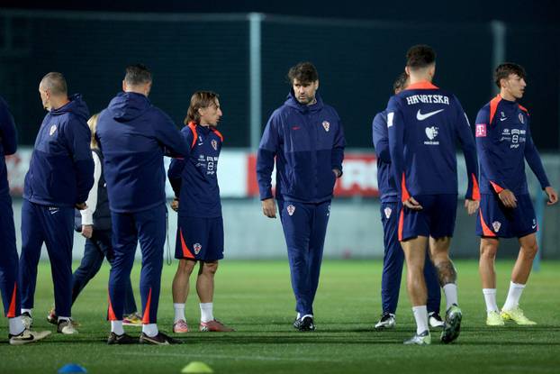 Rijeka: Hrvatski nogometni reprezetativci odradili trening