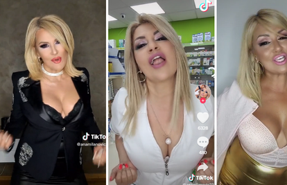 VIDEO 'Teta iz apoteke' zaludila Srbiju novim snimkama. U prvi plan bacila dekolte i zaplesala