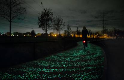 Vožnja po zvijezdama: Napravio svjetleću biciklističku stazu