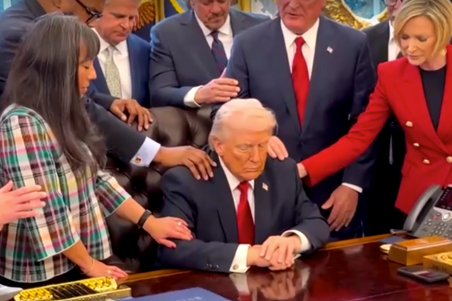 Pastori mole s Trumpom u Ovalnom uredu