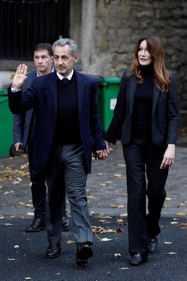 Former French President Sarkozy goes to jail to begin five-year sentence