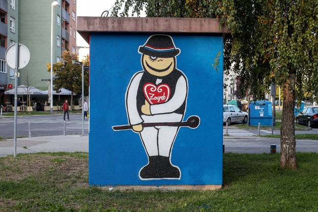 Murali i grafiti Bad Blue Boysa posvećeni Dinamu