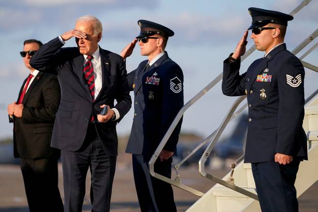 U.S. President Joe Biden visits the International African American Museum in Charleston