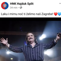 Hajduk raznježio Hrvatsku: Zagrebe, laka ti i mirna noć!