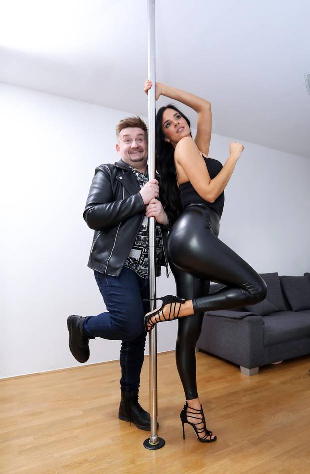 ARHIVA: Zagreb: Ivana Knoll i Dalibor Petko plesali na šipci, 24.02.2021.