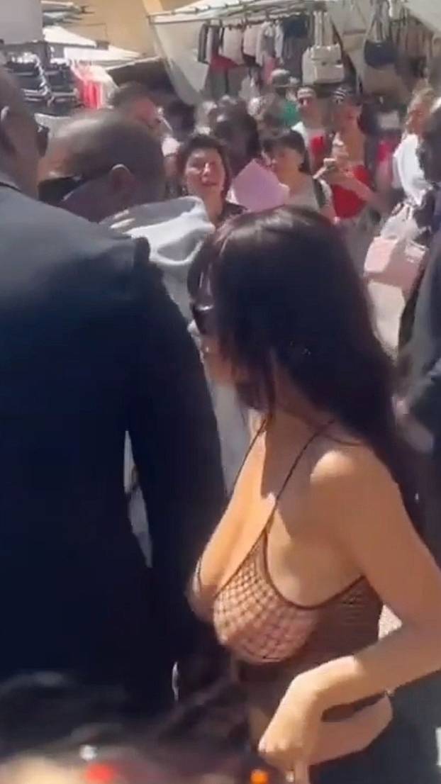 Kanye West and Bianca Censori enjoy a casual ice cream outing in Mallorca