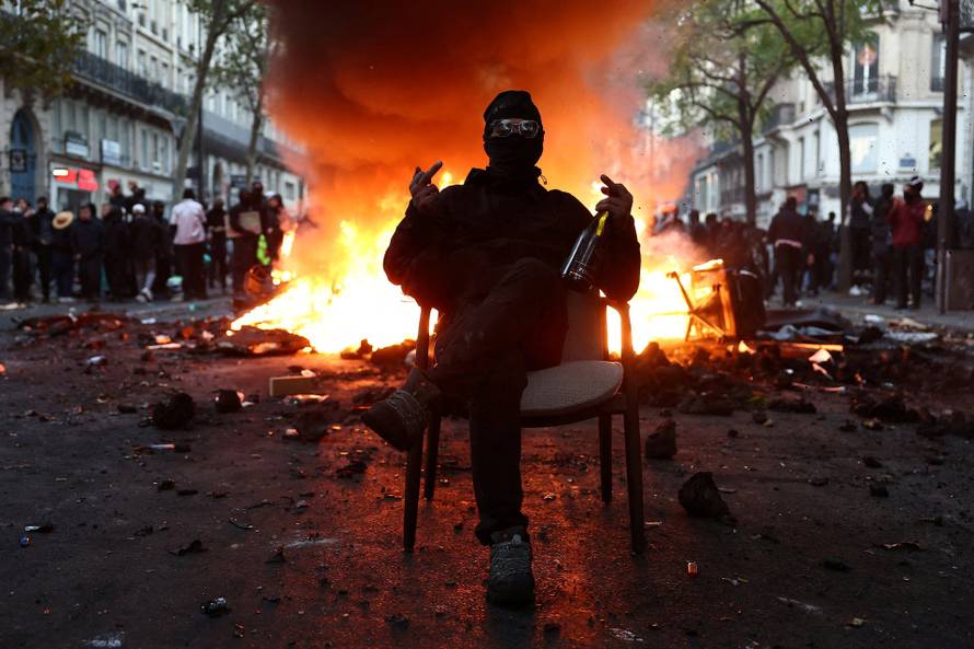 Nationwide protests in France against the cost of living