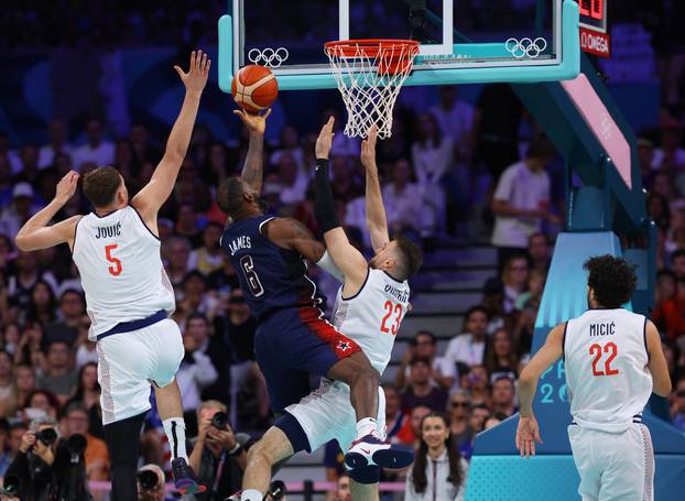 Basketball - Men's Group Phase - Group C - Serbia vs United States of America