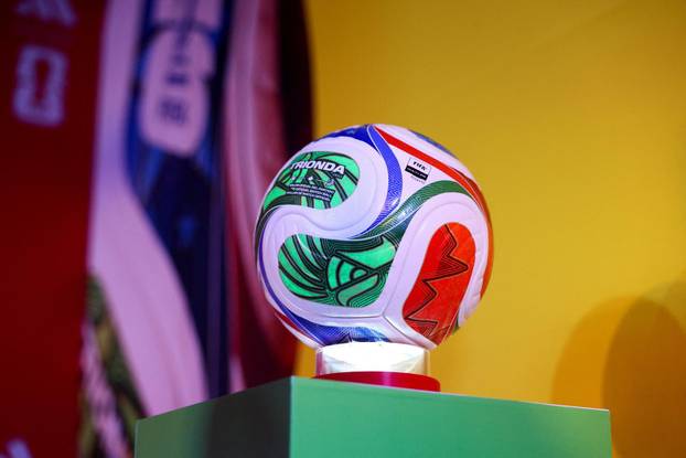 Presentation of the official ball for the 2026 FIFA World Cup, Trionda, in Mexico City