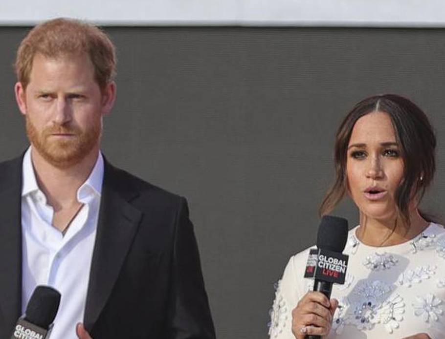 Prince Harry and Meghan Markle at the Global Citizen Concert