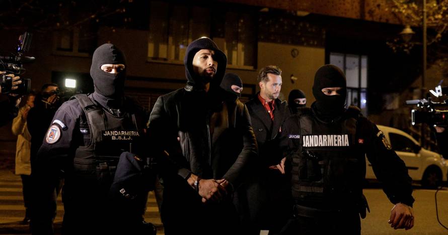 Uhićen kontroverzni influencer Andrew Tate. Sumnjiče ga za trgovanje ljudima i silovanje