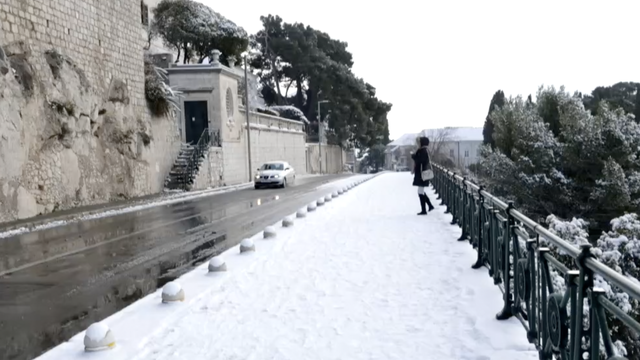 VIDEO Prije 7 godina Dubrovnik je prekrio snijeg, bilo je minus 3