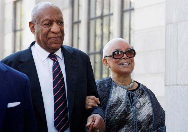 FILE PHOTO: Actor and comedian Bill Cosby arrives with his wife Camille for his sexual assault trial at the Montgomery County Courthouse in Norristown