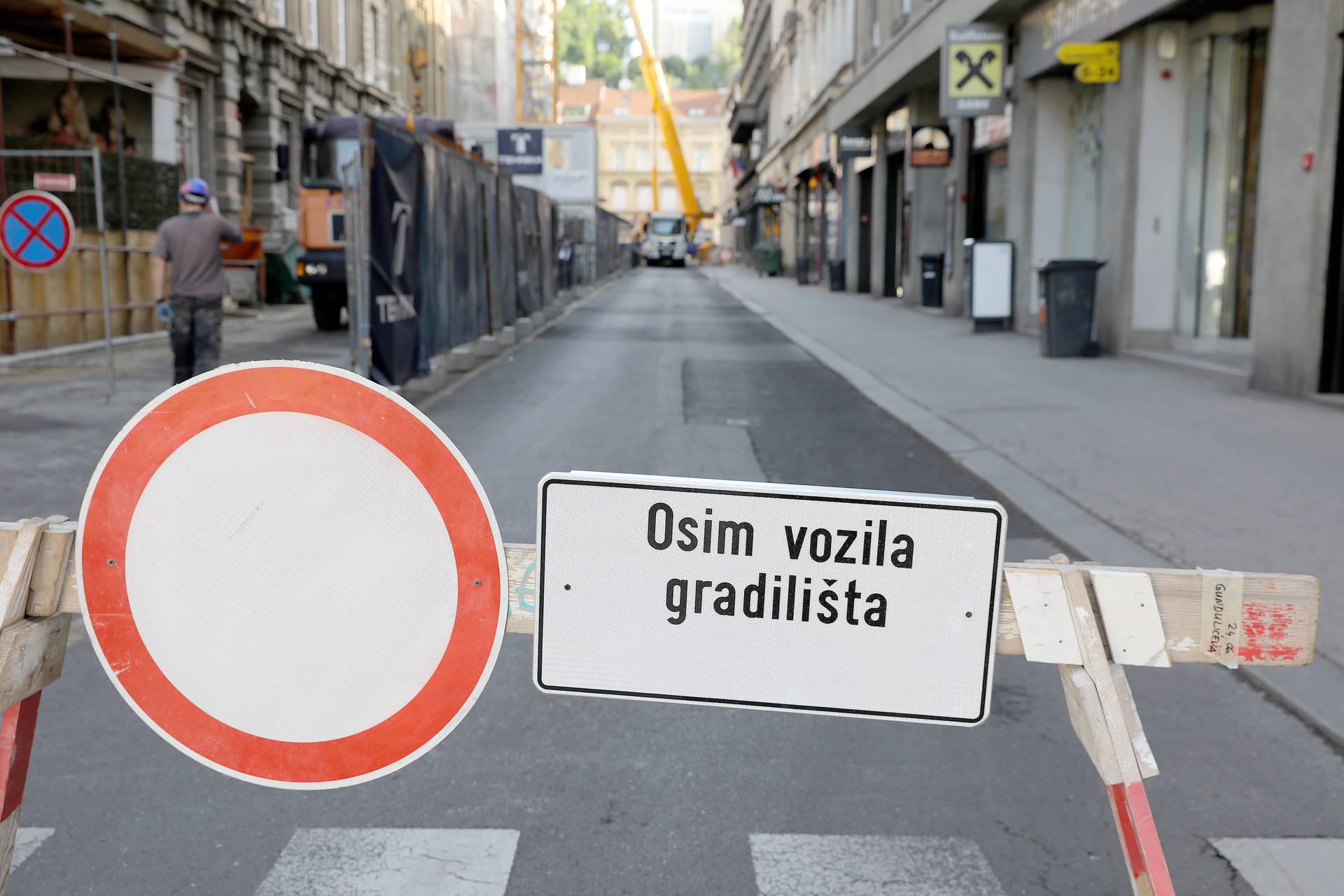 Zagreb: Dio Gunduli?eve ulice bit ?e zatvoren zbog radova