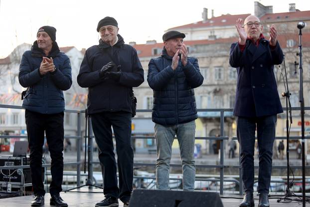 Rijeka: Doček Oskarovca Igora Bežinovića i ekipe koja je sudjelovala u stvaranju filma "Fiume o Morte!"