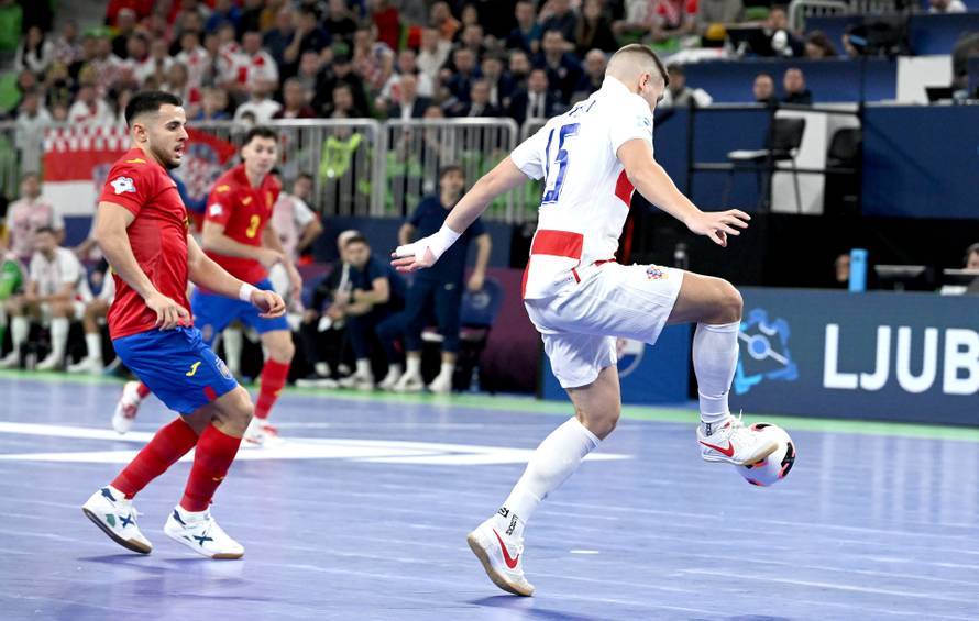 Susret Hrvatske i Španjolske u polufinalu Europskog prvenstva u futsalu