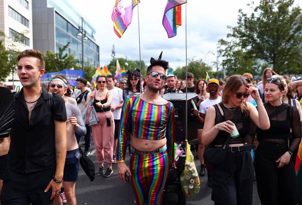 Christopher Street Day (CSD) LGBTQ+ Pride march, in Berlin