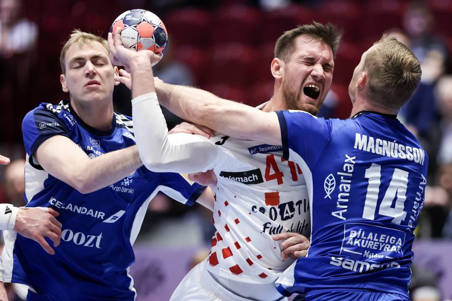 Susret Islanda i Hrvatske u drugom krugu EHF Europskog prvenstva