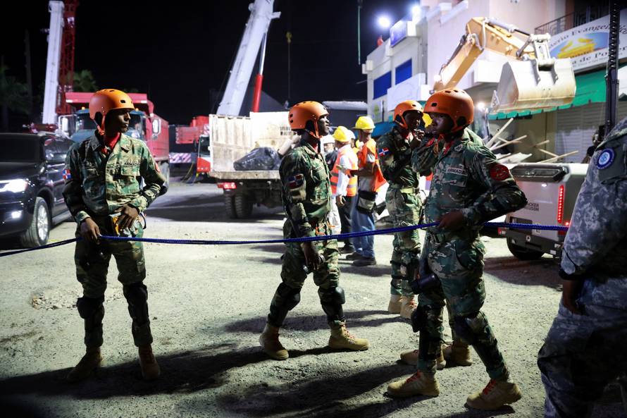 Jet Set nightclub roof collpase, in Santo Domingo