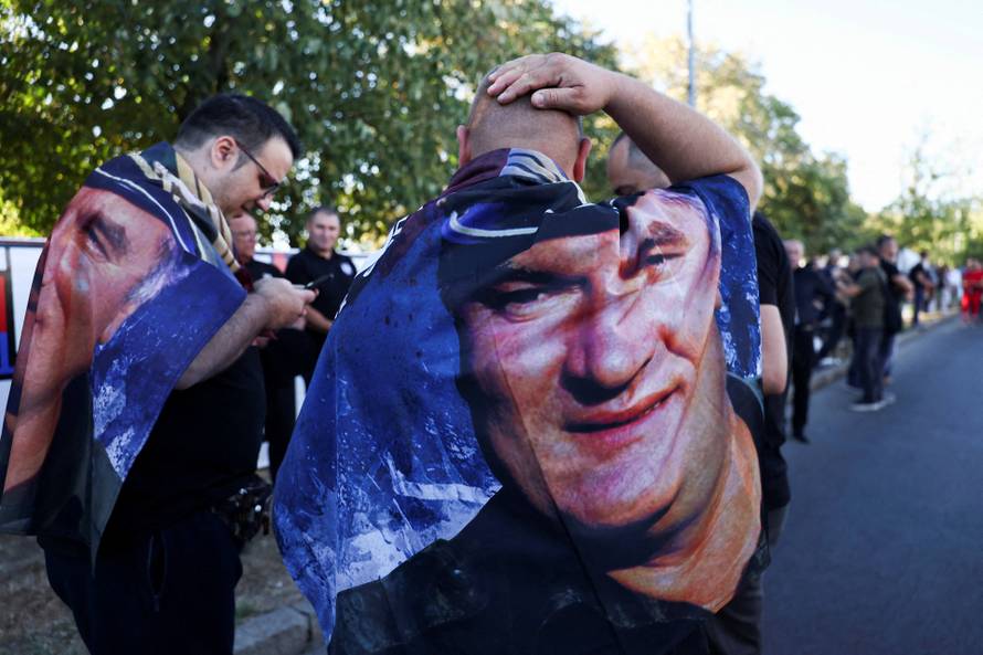 The body of former Bosnian Serb wartime general Ratko Mladic lies in state at the Church of St. Luke, in Belgrade