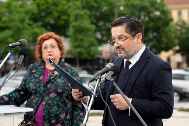 Zagreb: Obilježavanje Jom HaŠoa ve Hagvura - Dana sjećanja i junaštva