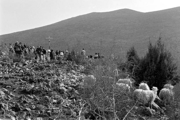 Podbrdo, mjesto ukazanja Gospe u Međugorju, 27.1.1991.