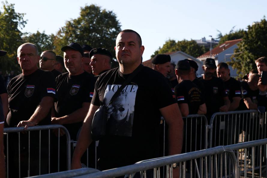 The body of former Bosnian Serb wartime general Ratko Mladic lies in state at the Church of St. Luke, in Belgrade