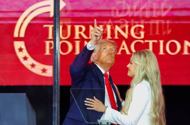 Memorial service for slain conservative commentator Charlie Kirk, in Glendale