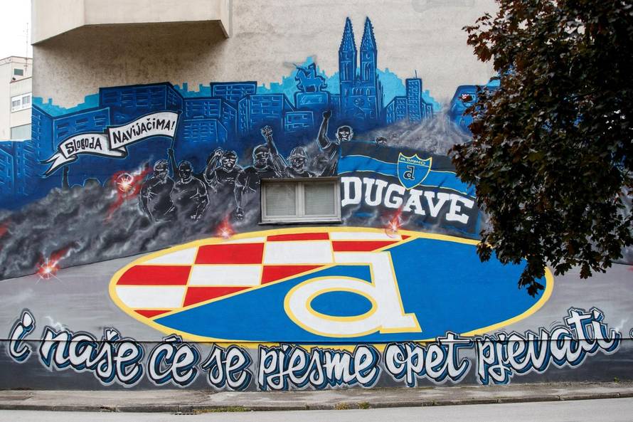 Zagreb: Murali i grafiti Bad Blue Boysa posvećeni Dinamu