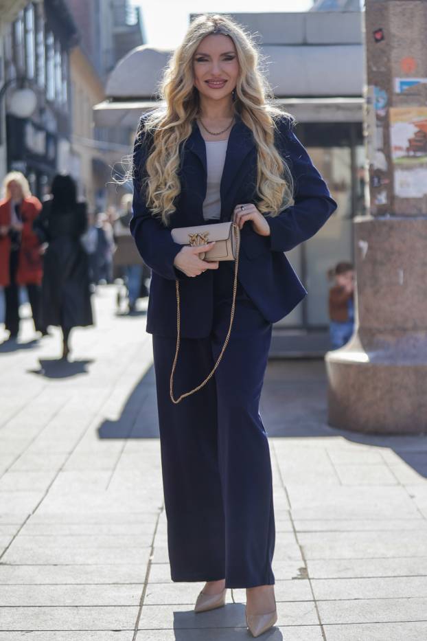 Zagreb: Petra Meštrić pozirala na Cvjetnom 