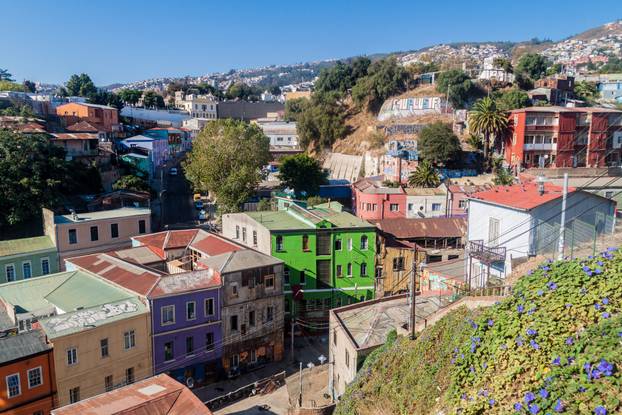 Colorful houses of Valparaiso