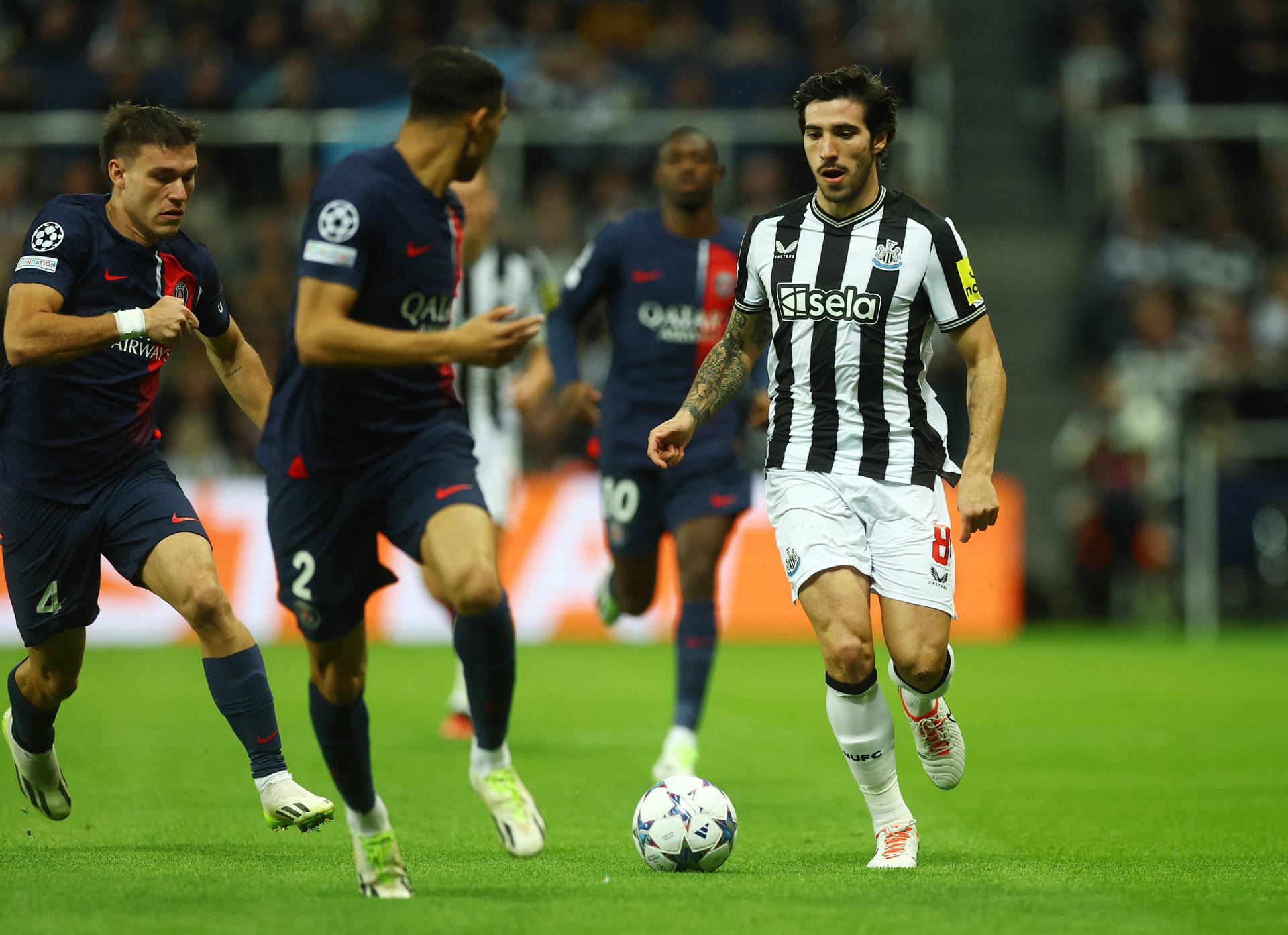 Champions League - Group F - Newcastle United v Paris St Germain