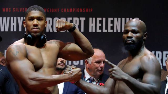 Anthony Joshua & Carlos Takam Weigh-In