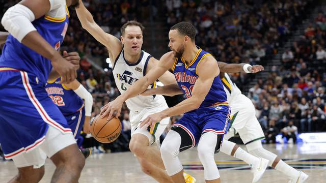 NBA: Golden State Warriors at Utah Jazz