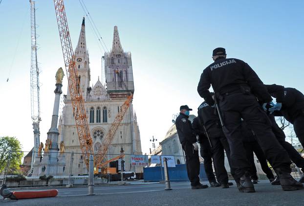 Zagreb: Sve je spremno za uklanjanje sjevernog tornja katedrale