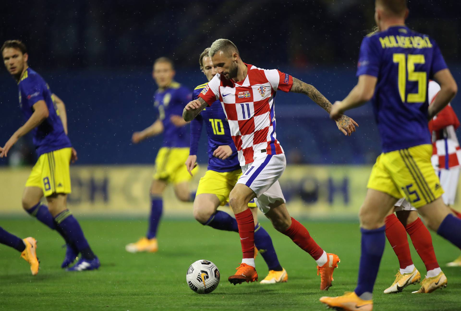 Zagreb: Hrvatska ugostila Švedsku u 3. kolu Lige nacija