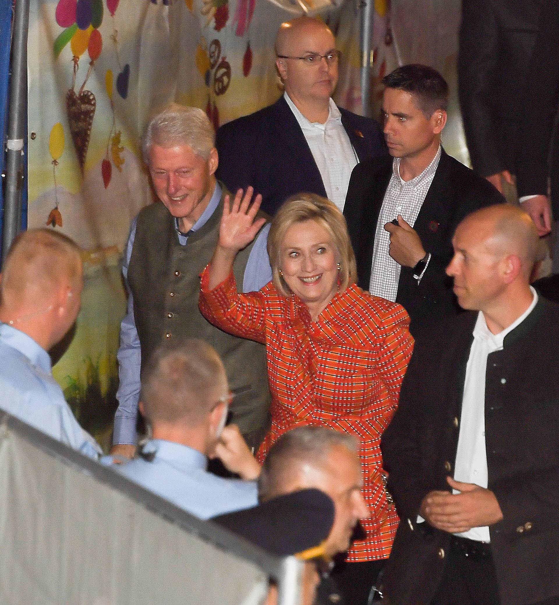 Oktoberfest 2018 - Bill and Hillary Clinton