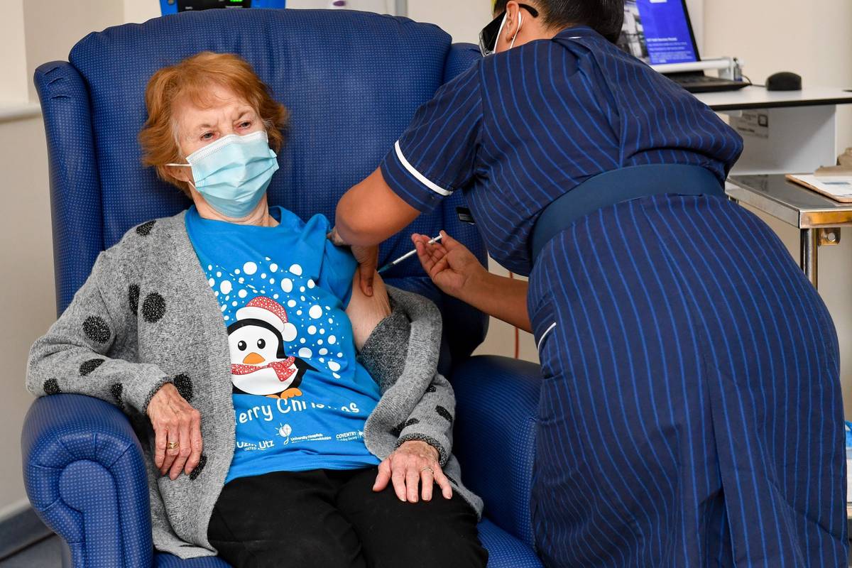 Britanska baka koja je prva dobila cjepivo osjeća se odlično