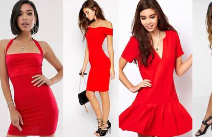 Mala crvena haljina na 7 načina