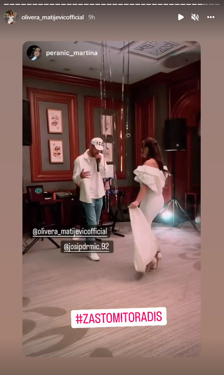 Olivera slavila roćkas u hotelu gdje su nogometaši: Pjevala s Drmićem, piće teklo u potocima