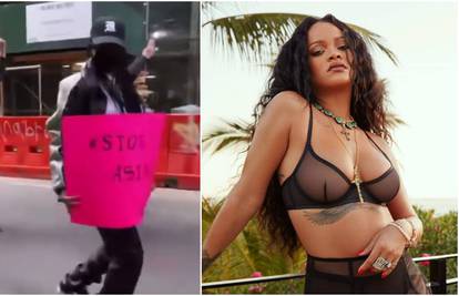 Maskirana Rihanna iznenadila prosvjednike: 'To si stvarno ti?'