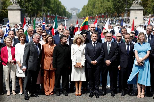 Annual Bastille Day celebrations in Paris