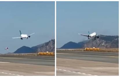 VIDEO Pogledajte kako se avion bori s burom u Dubrovniku! Bilo je nemoguće: 'Bravo za pilota'