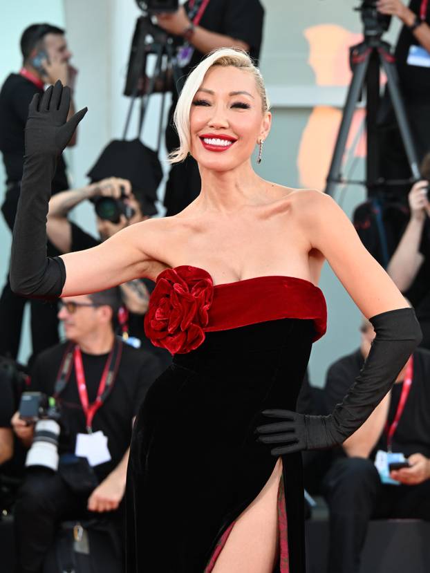 Venice, 81st Venice Film Festival 2024 - Tenth evening. Red carpet of the film "Kjaerlighet" (Love)