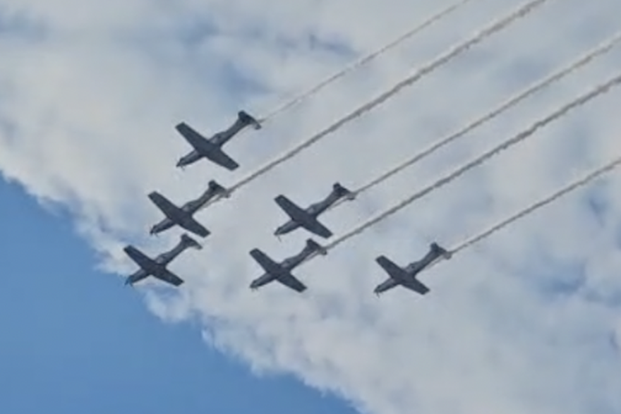 Zračni dio mimohoda