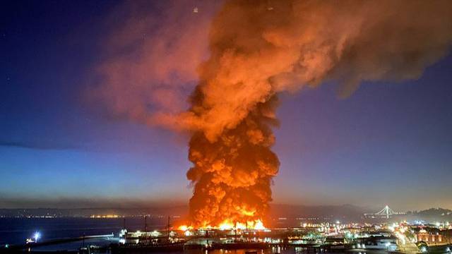 Veliki požar u San Franciscu: Gori znamenitost grada Pier 45