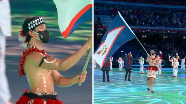 Hit otvaranja Olimpijskih igara: Vani -4 stupnja, a Samoanac je polugol, nauljen i u japankama
