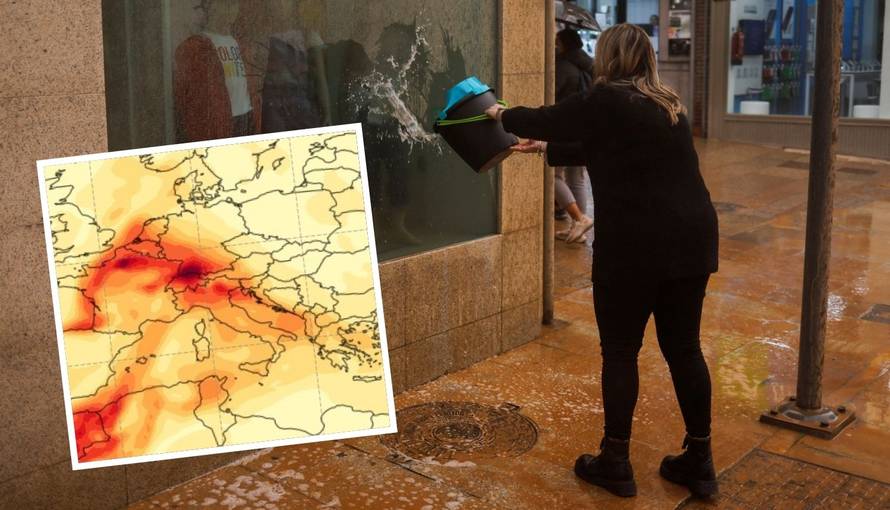 Saharska prašina širi se cijelom Europom, stiže i u Hrvatsku