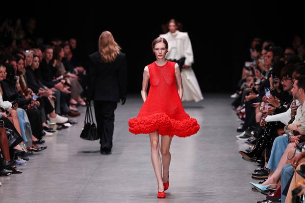 Stella McCartney presents Spring/Summer 2026 Women's ready-to-wear collection during Paris Fashion Week in Paris